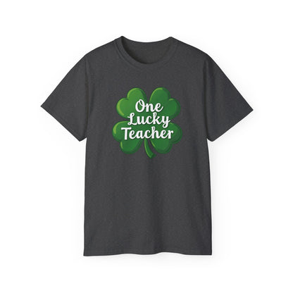 One Lucky Teacher T-Shirt — St. Patrick’s Day Shamrock Teacher Tee