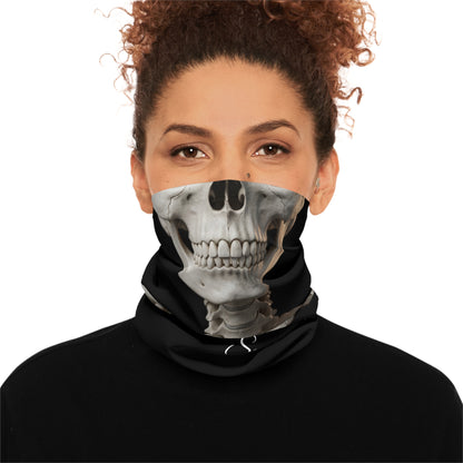 Skeleton jawbone Neck Gaiter — Gothic Skull Face Mask