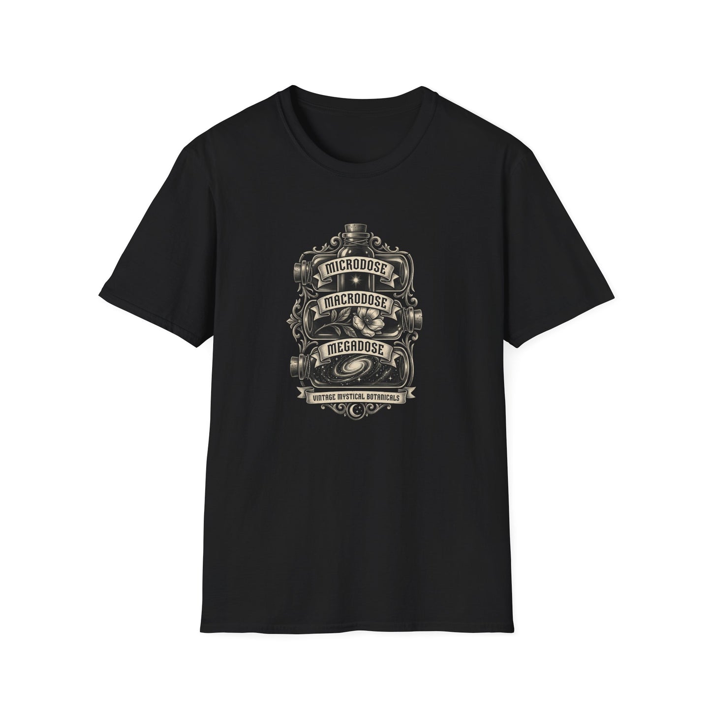 Epic Dose Graphic T-Shirt — Microdose, Macrodose, Megadose Vintage Design