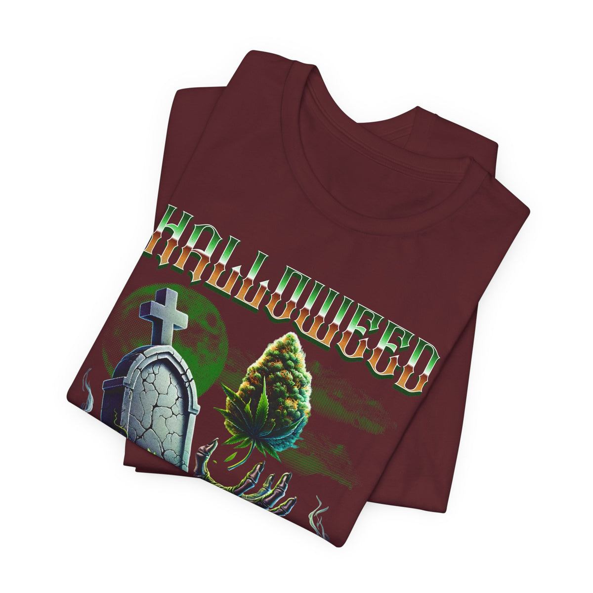 Halloweed, Haunted Herb, Unisex Jersey Short Sleeve Tee