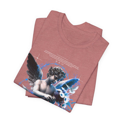 Cherub Heartbeat Graphic Tee — Vintage Angel Art T‑Shirt