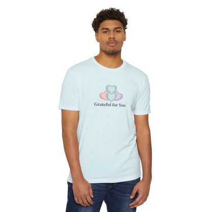 Grateful For You Heart Graphic T-Shirt