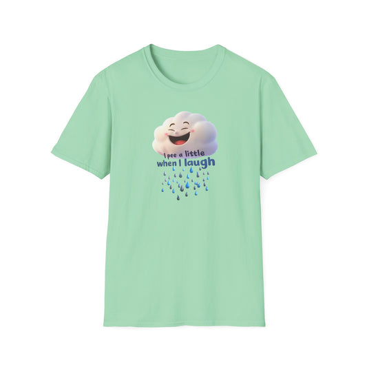 Cloud Laughing Causes Rains, Unisex Softstyle T-Shirt