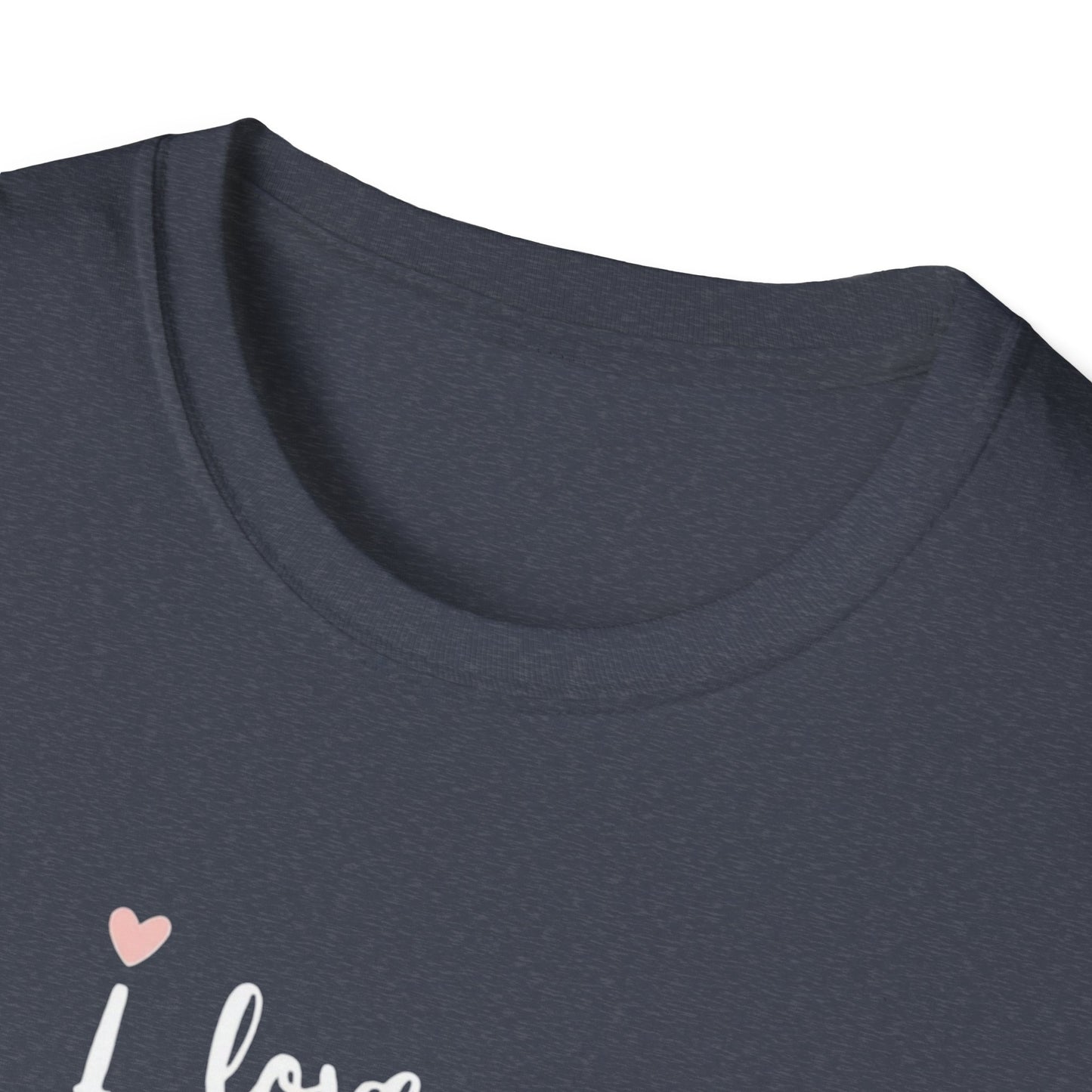 I Love You Graphic Tee — Minimal Heart Script T-Shirt