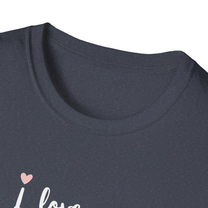 I Love You Graphic Tee — Minimal Heart Script T-Shirt