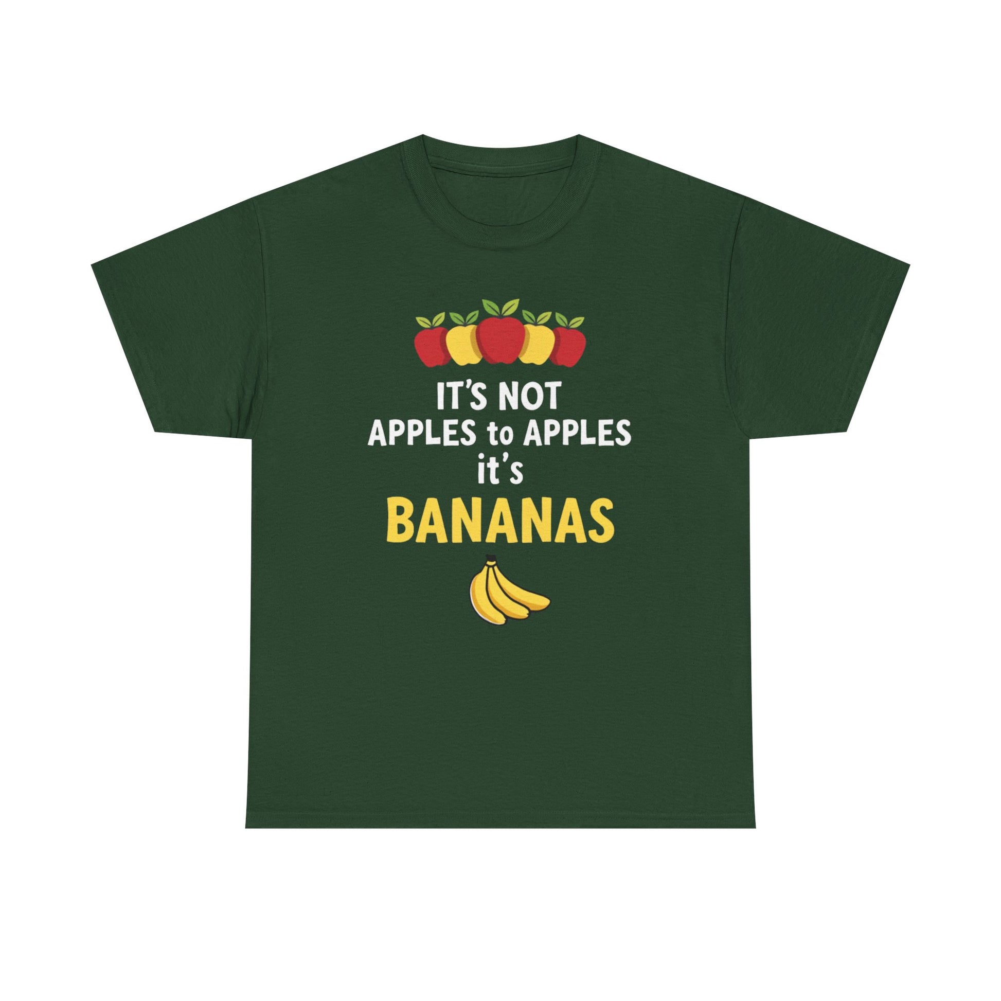 Funny Banana T-Shirt: It's Not Apples to Apples, Cute Graphic Tee for Food Lovers, Gift for Birthdays, Casual Wear, Humor Shirt - Psychonaut Swag