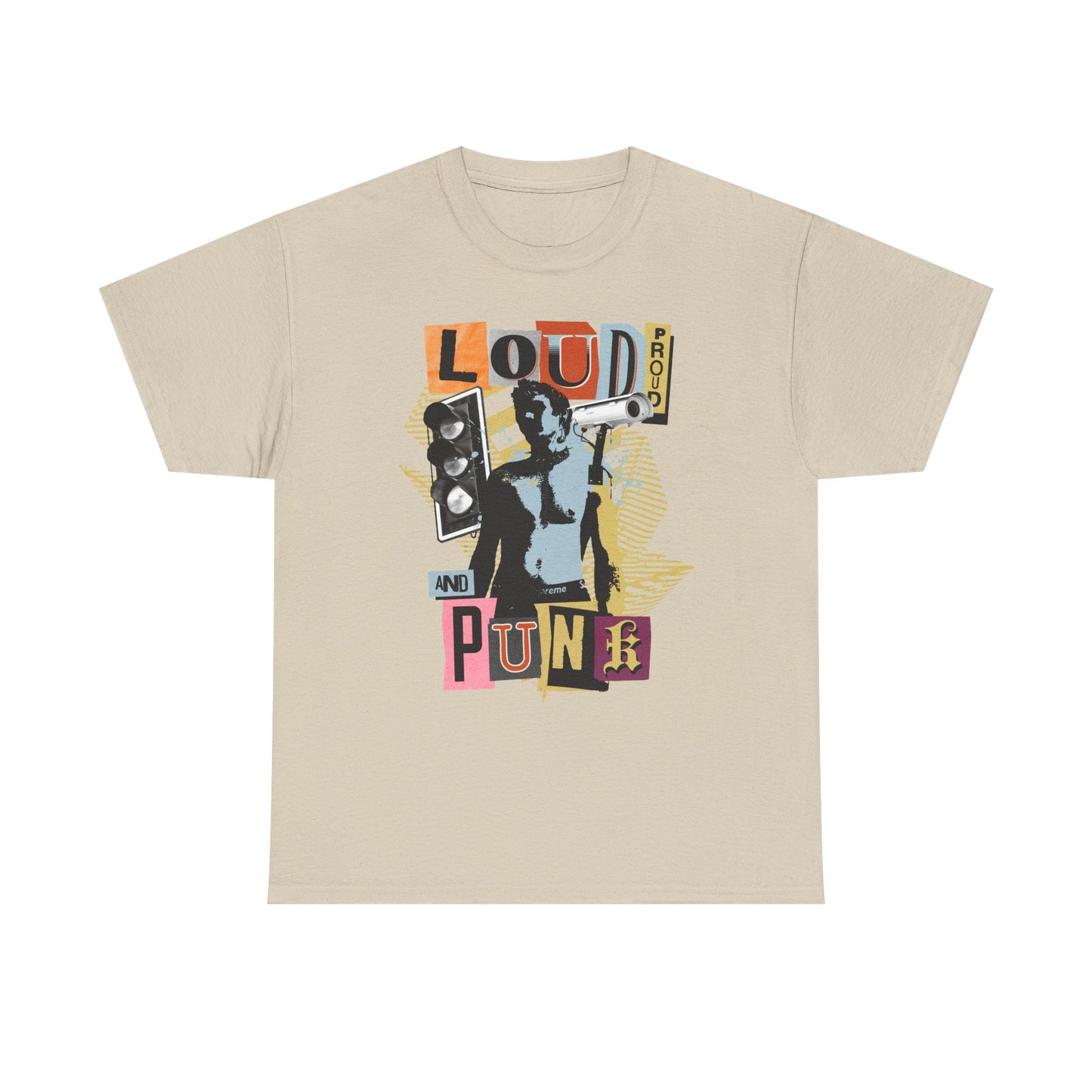 Punk Rock 'Loud' Graphic Tee — Vintage Concert Band Shirt
