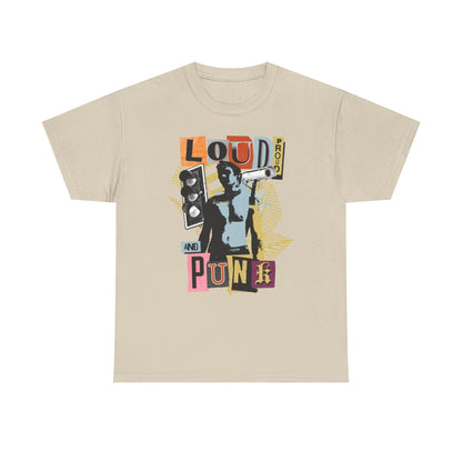 Punk Rock 'Loud' Graphic Tee — Vintage Concert Band Shirt