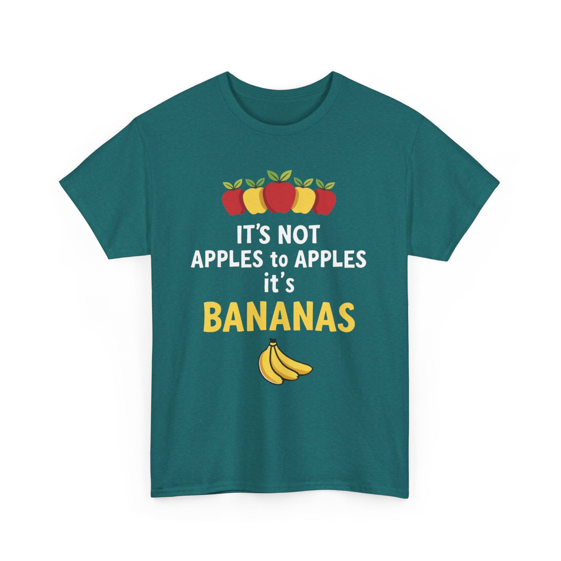 Funny Banana T-Shirt: It's Not Apples to Apples, Cute Graphic Tee for Food Lovers, Gift for Birthdays, Casual Wear, Humor Shirt - Psychonaut Swag