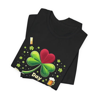 Shamrock heart, Unisex Jersey Short Sleeve Tee