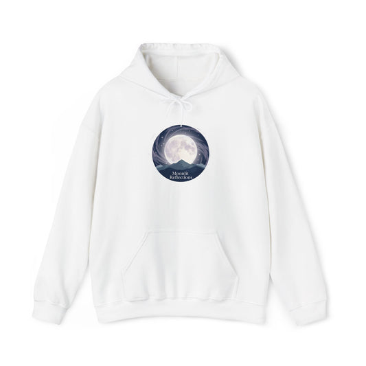Moonlit Cove Hoodie – Serene Nightscape Graphic Sweatshirt
