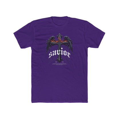 Savior Cross & Wings Graphic Tee - Gothic Christian Streetwear