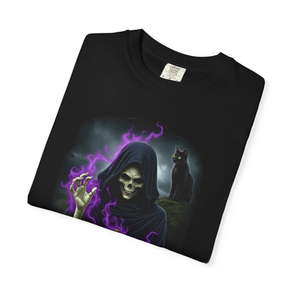 Spooky Halloween T-Shirt, Unisex Garment-Dyed Tee, Trick or Treat Shirt, Fall Fashion, Halloween Costume, Gift for Halloween Lovers