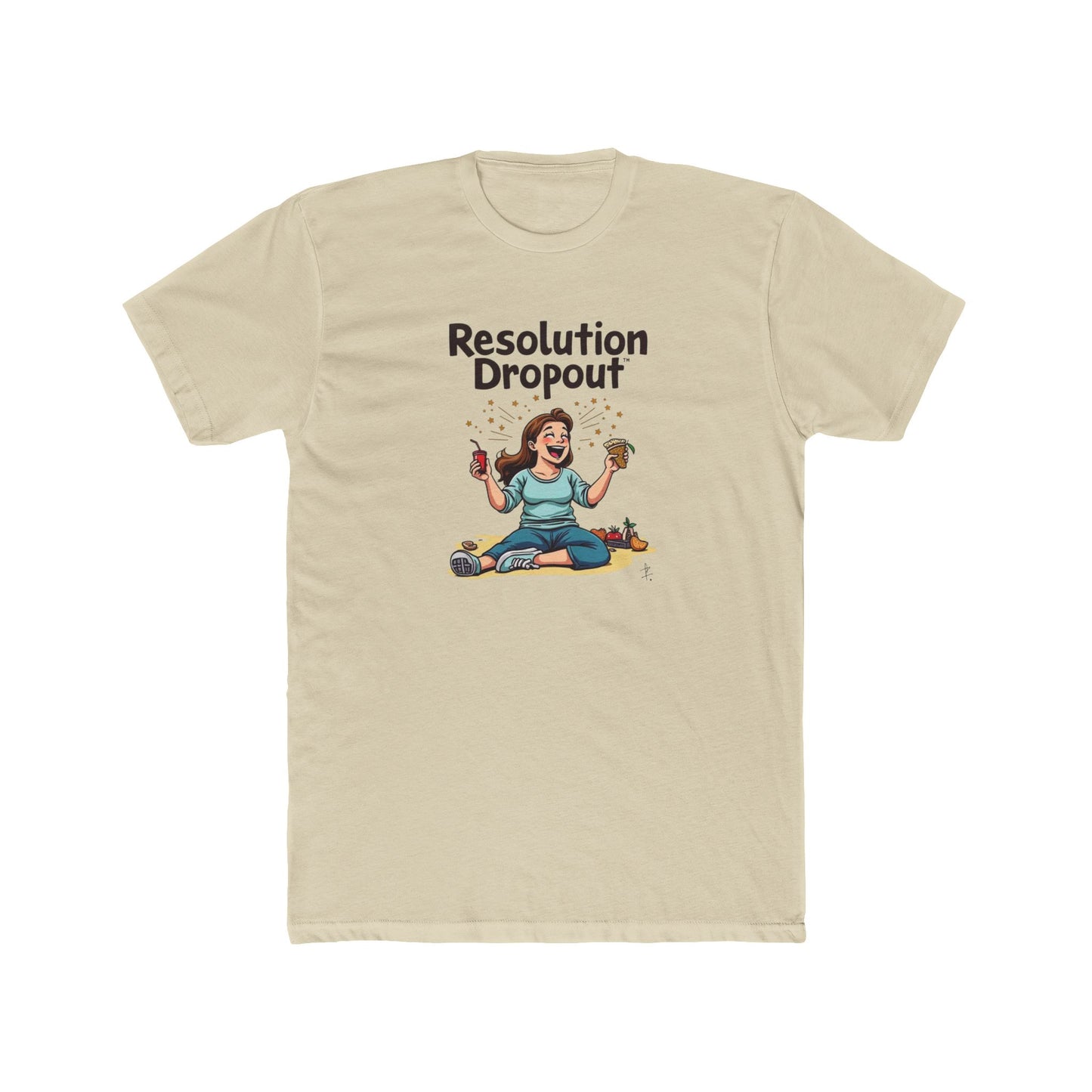 Resolution drop out, Unisex Cotton Crew Tee