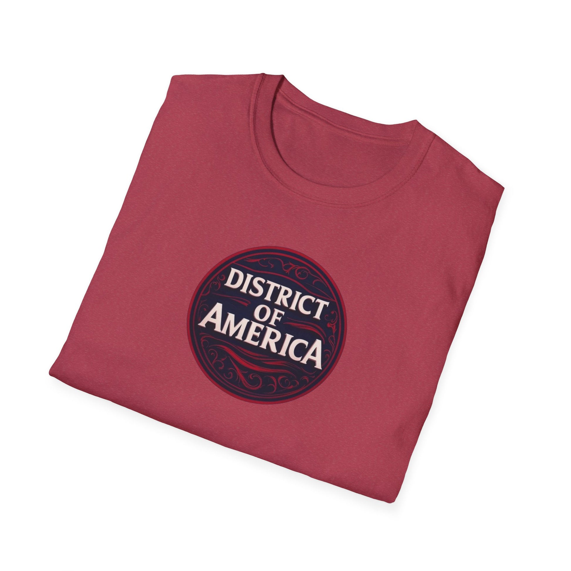District of America, Washington DA, Unisex Softstyle T-Shirt - Psychonaut Swag