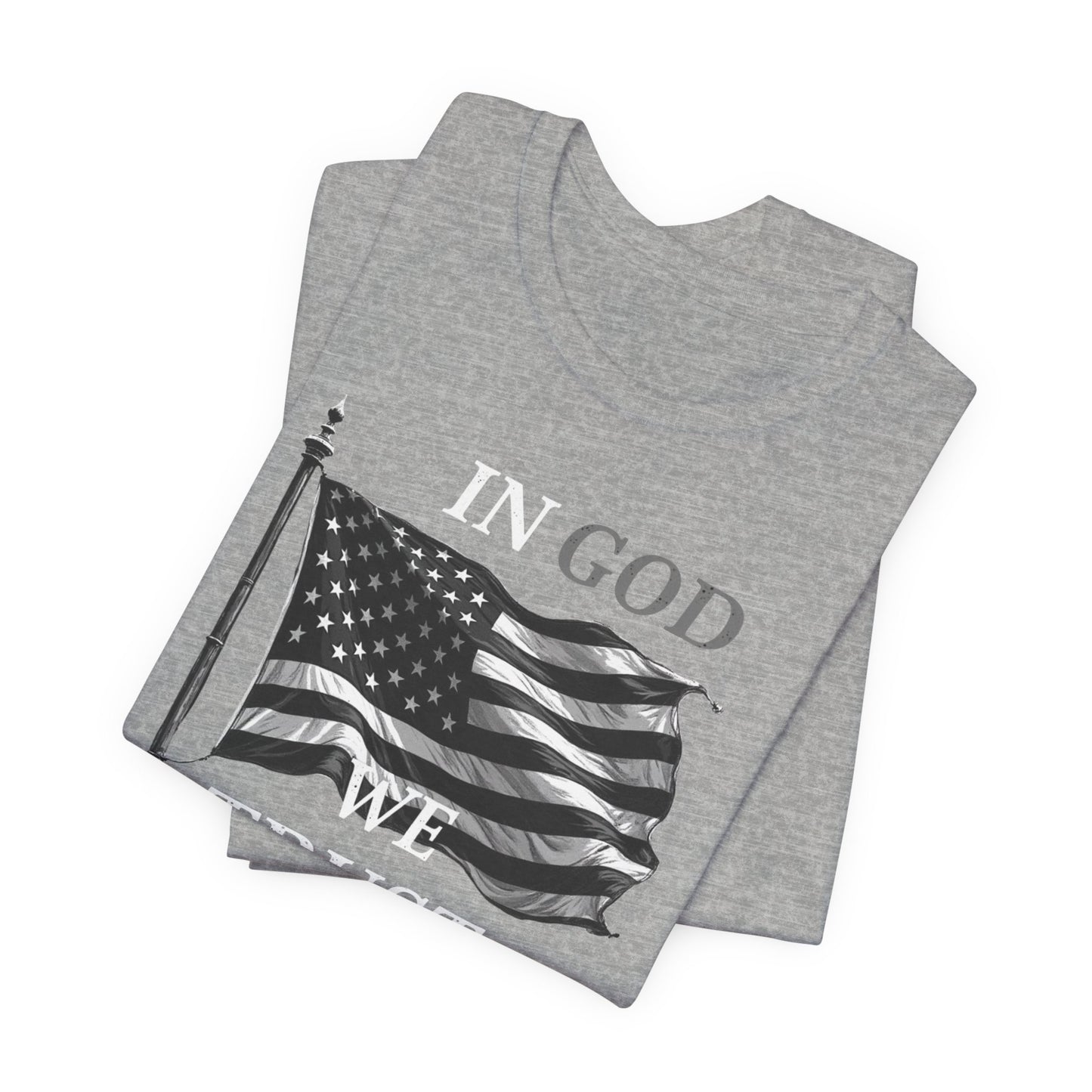 In God We Trust American Flag Tee