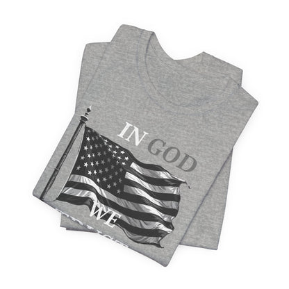 In God We Trust American Flag Tee