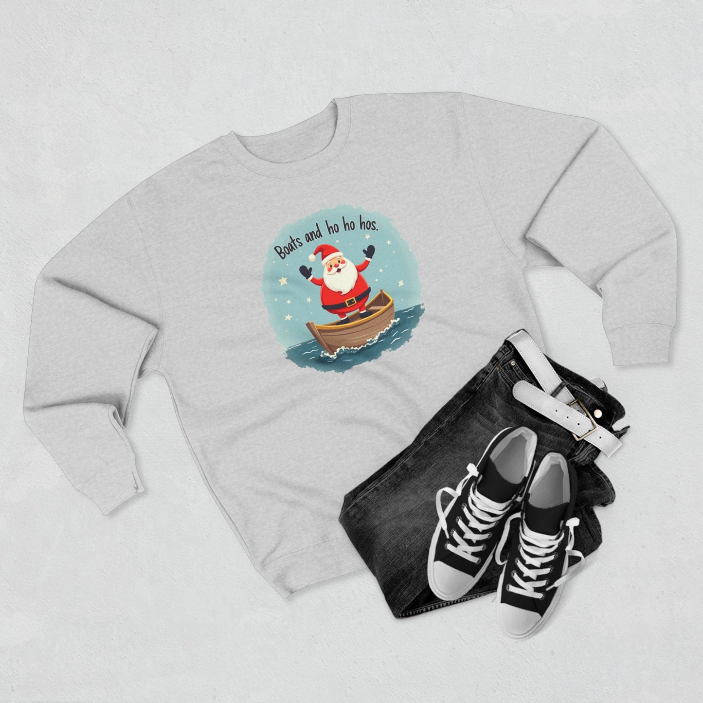Boats and Ho Ho Hos, Unisex Crewneck Sweatshirt