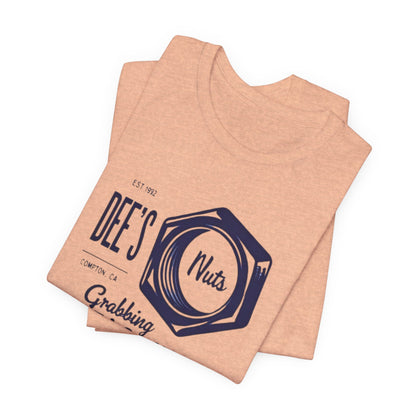 Retro Gas Station Tee — Dee's Nuts Coffee Logo T-Shirt