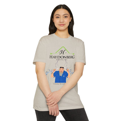 Haydonberg Turning The Lights On, Unisex CVC Jersey T-shirt