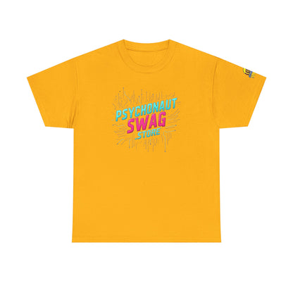 Psychonaut Swag, Human Billboard, Unisex Heavy Cotton Tee
