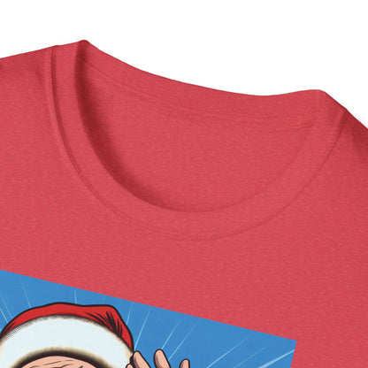 Santa Claus Listening for a Ho, Unisex T-Shirt