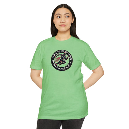 Body In Motion Sports Massage T-Shirt — Recovery & Mobility Athletic Tee