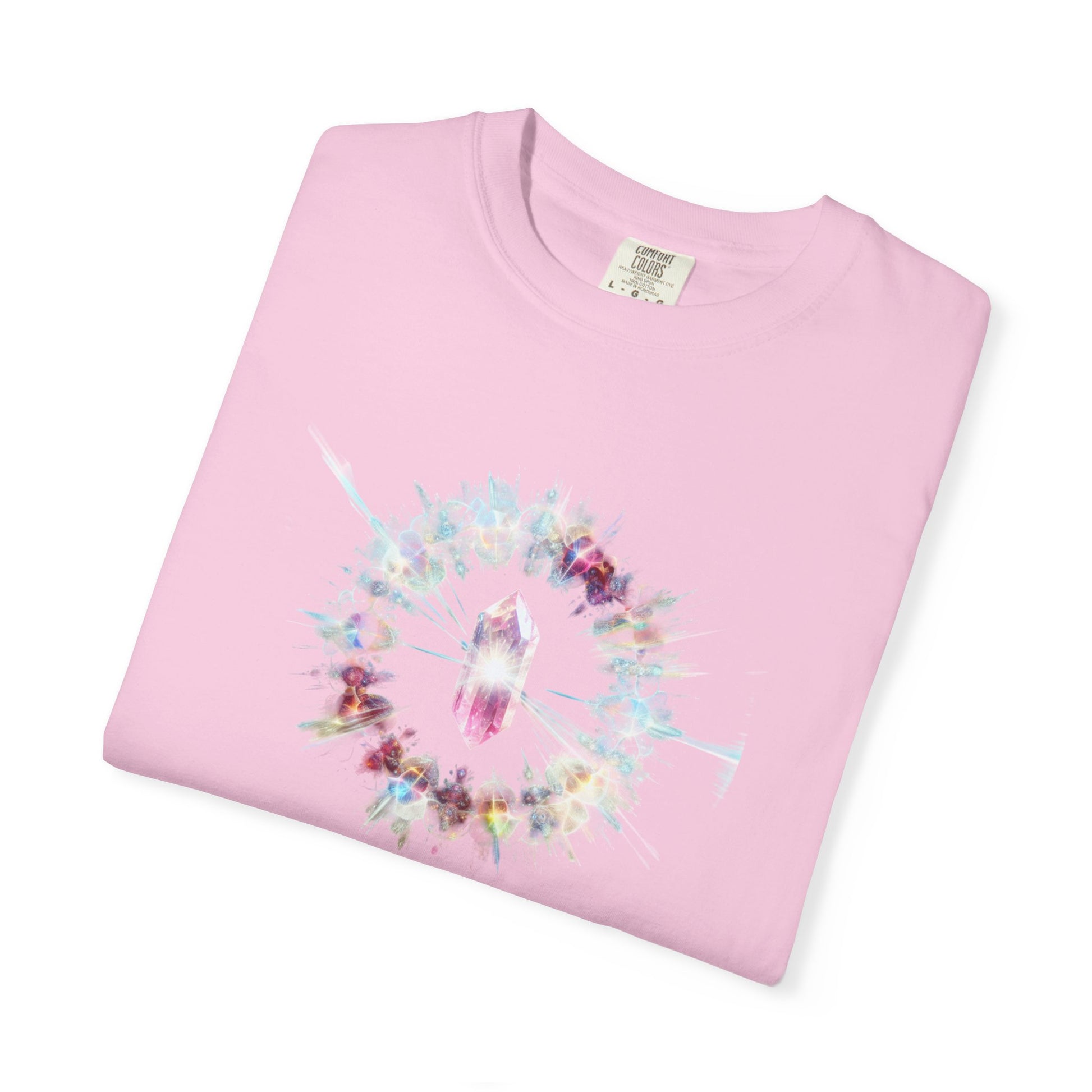 Crystal Energy Unisex T-shirt - Healing Magic Design - Psychonaut Swag