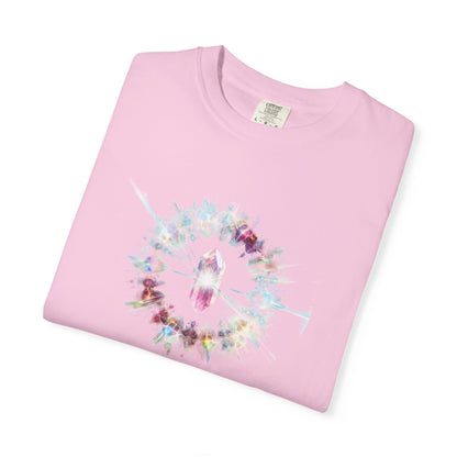 Crystal Energy Unisex T-shirt - Healing Magic Design - Psychonaut Swag
