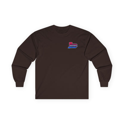 Kentuckiana small biz swag,  Long Sleeve Tee, Cozy Casual Wear, Everyday Comfort, Gift for Friends, Unisex Graphic Tee, Layering Essential