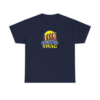 Psychonaut swag small biz, Heavy Cotton Tee, Cool Graphic T-Shirt, Streetwear Top, Gift for Psychonauts, Fun Casual Wear