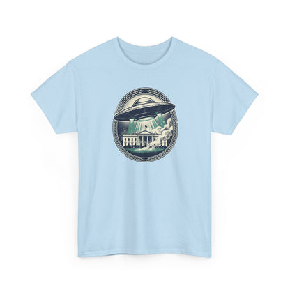 Alien Disclosure T-Shirt — Flying Saucer Over White House