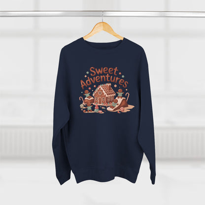 Sweet Adventures Sweatshirt — Gingerbread House Holiday Crewneck