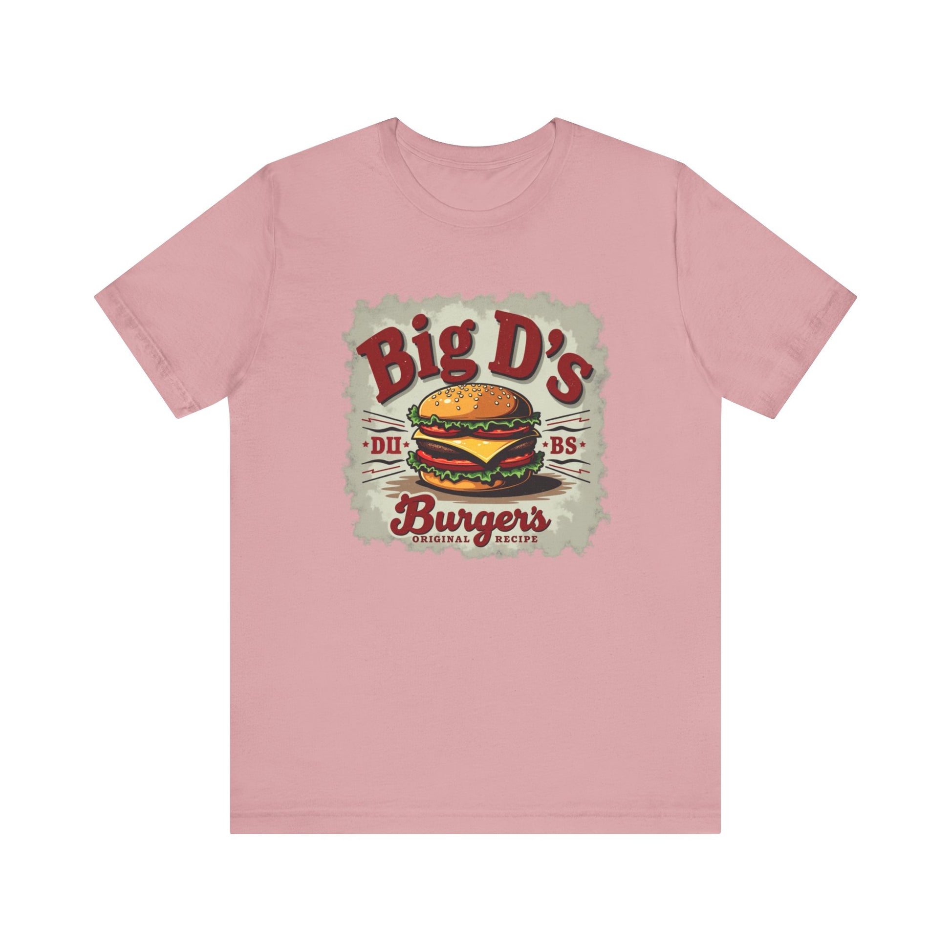 Big D's Burgers Unisex Jersey Tee - Fun Foodie Shirt, Casual Wear, Burger Lover Gift, Retro Fast Food T-Shirt, Summer BBQ Fashion - Psychonaut Swag