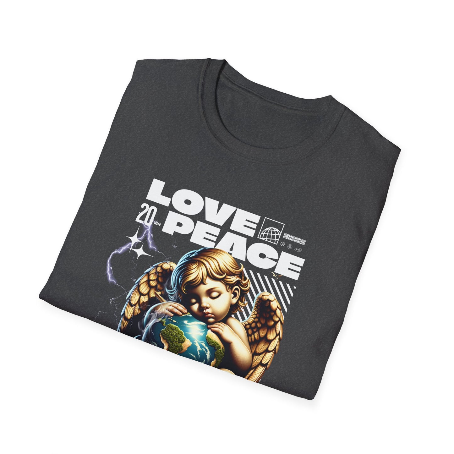 Love and Peace, Unisex Softstyle T-Shirt