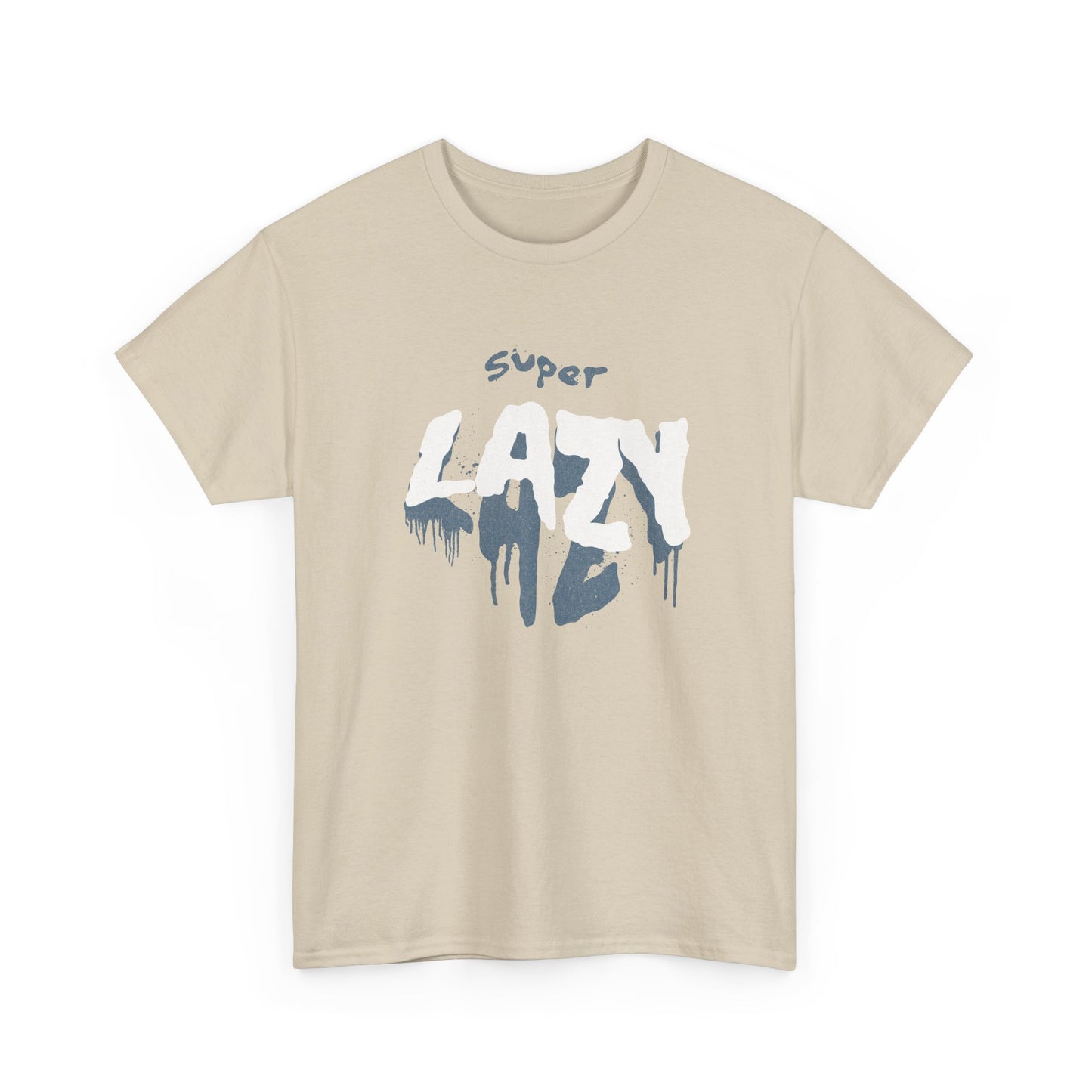 Super Lazy Graphic Tee — Casual Funny T-Shirt for Laid-Back Vibes