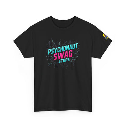 Psychonaut Swag, Human Billboard, Unisex Heavy Cotton Tee