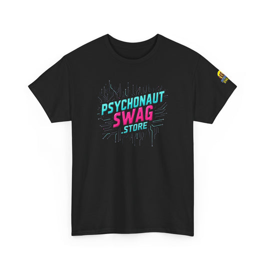 Psychonaut Swag, Human Billboard, Unisex Heavy Cotton Tee