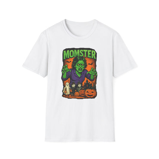 Halloween Momster T-Shirt, Unisex Spooky Tee, Cute Halloween Shirt, Gift for Halloween Lovers, Family Costume Shirt, Trick or Treat Shirt