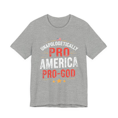 Pro-America Pro-God Tee - Patriotic Jersey T-Shirt - Psychonaut Swag