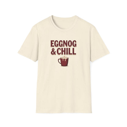 Eggnog and Chill, Unisex Softstyle T-Shirt