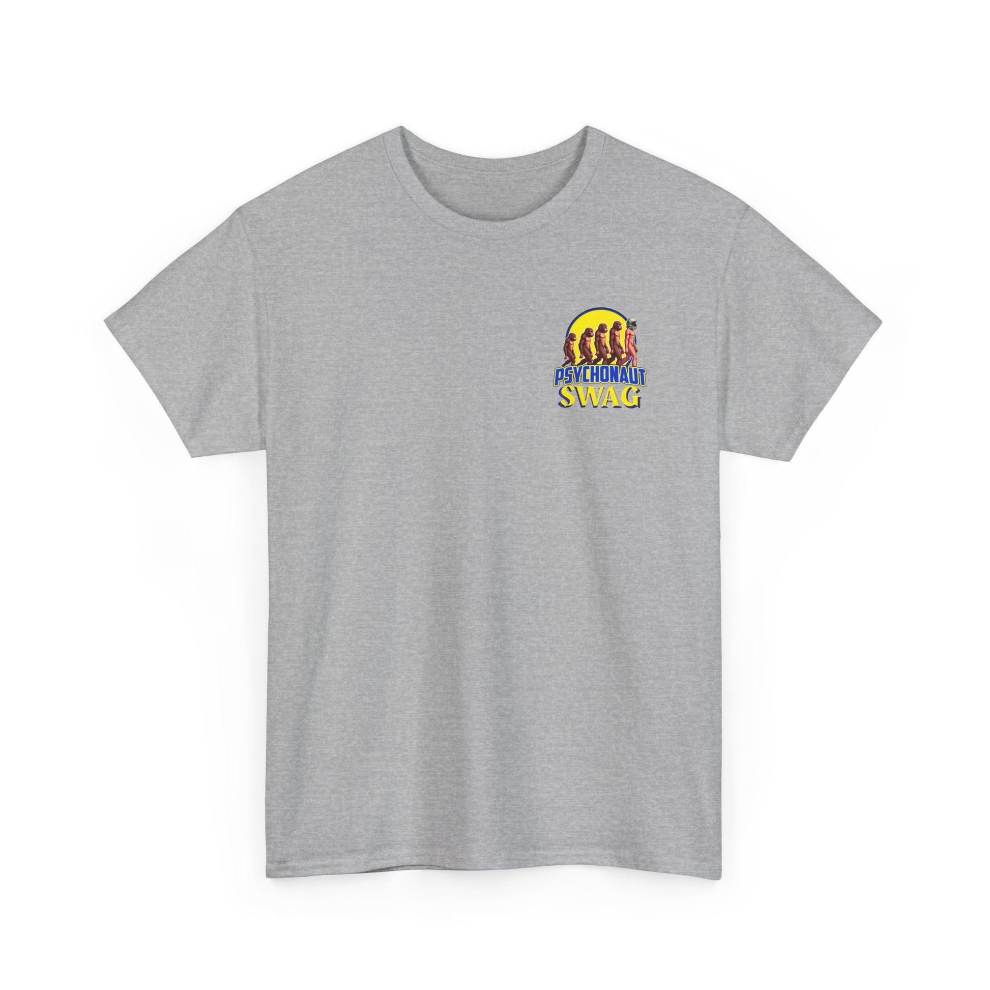 Colorful Retro Style Unisex Heavy Cotton Tee, Graphic Tee, Casual Wear, Gift Idea, Summer Fashion, Festival Outfit - Psychonaut Swag