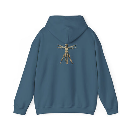 Psychonaut Staple, Vitruvian Hoody,Unisex Heavy Blend™ Hooded Sweatshirt - Psychonaut Swag
