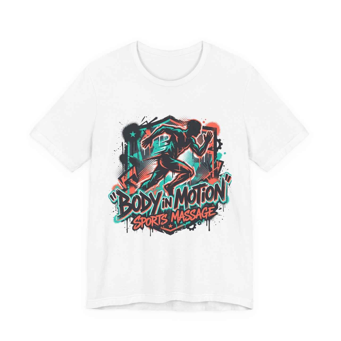 Sports Massage T-Shirt — Athletic Runner Graphic Tee