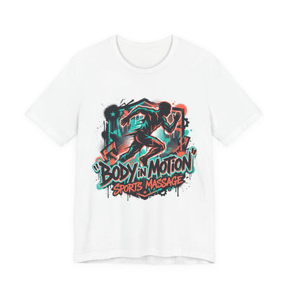 Sports Massage T-Shirt — Athletic Runner Graphic Tee