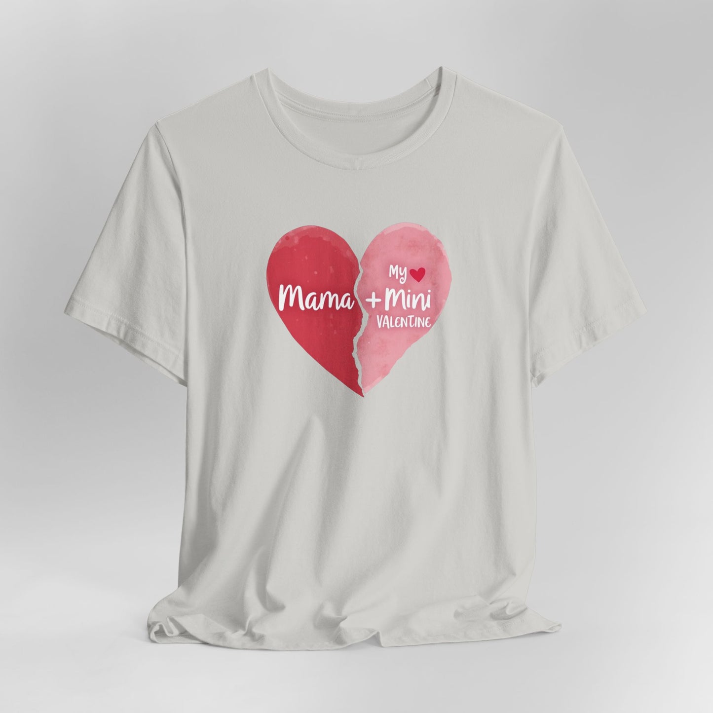 Mama + Mini Valentine T-Shirt — Matching Mother & Child Heart Tee