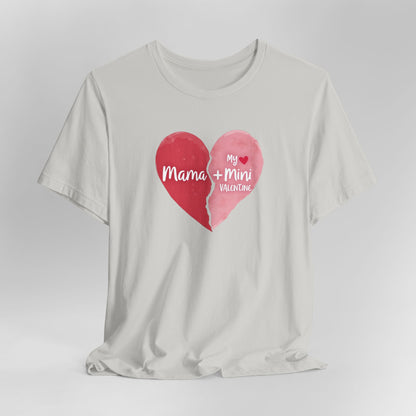 Mama + Mini Valentine T-Shirt — Matching Mother & Child Heart Tee