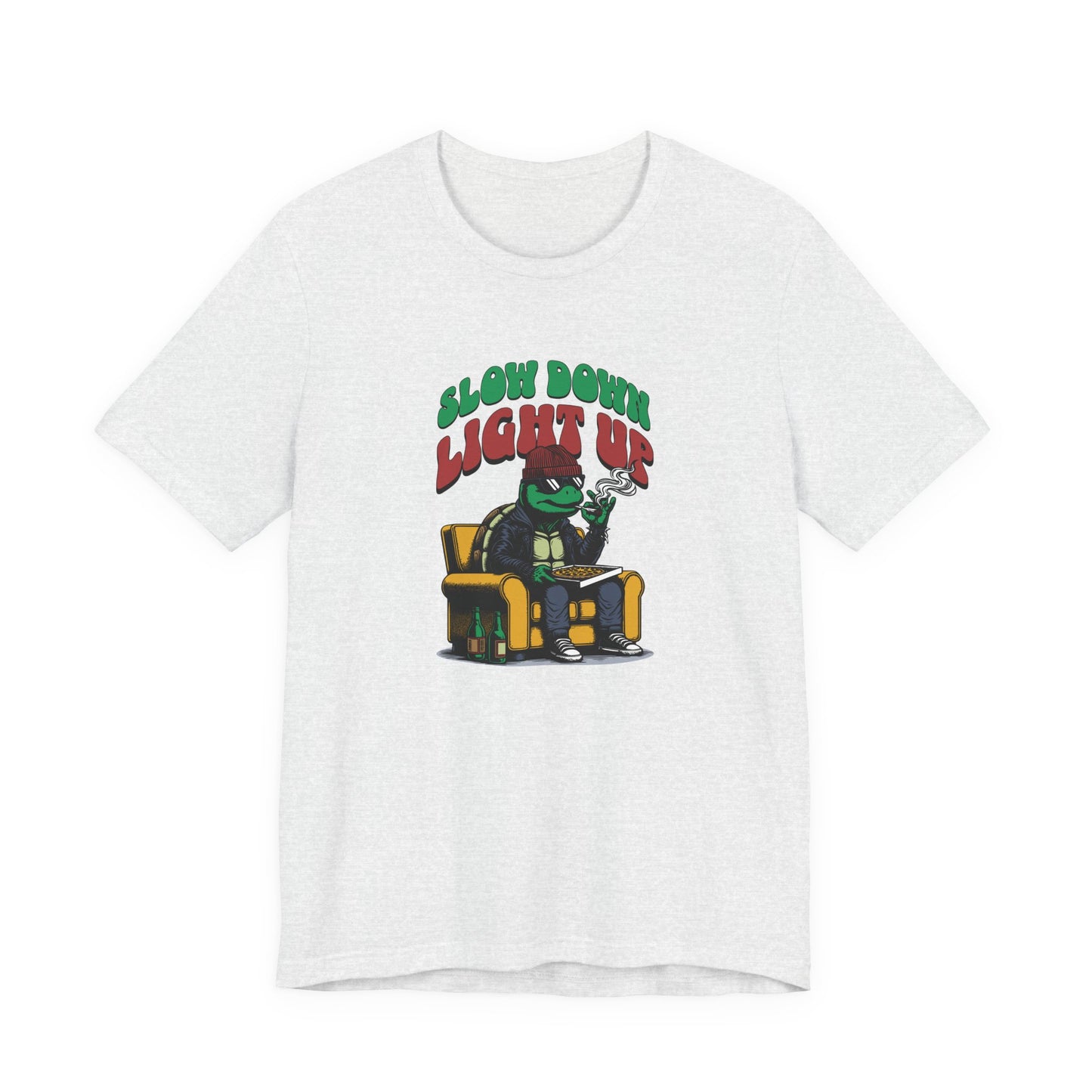 Slow Turtle, Unisex Jersey Short Sleeve Tee