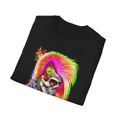 Punk skull, Unisex Softstyle T-Shirt