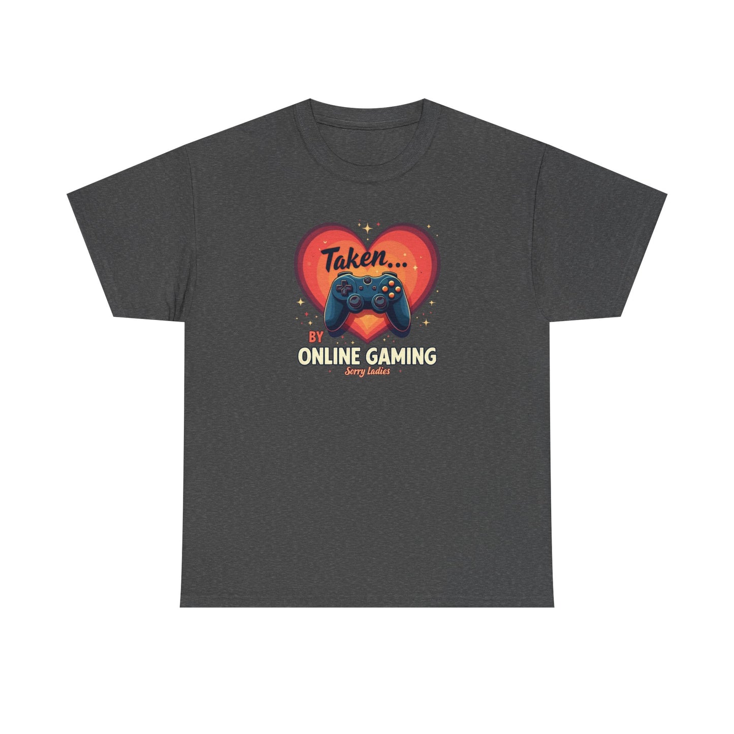 Taken by Online Gaming T-Shirt — Gamer Love Heart Controller Tee